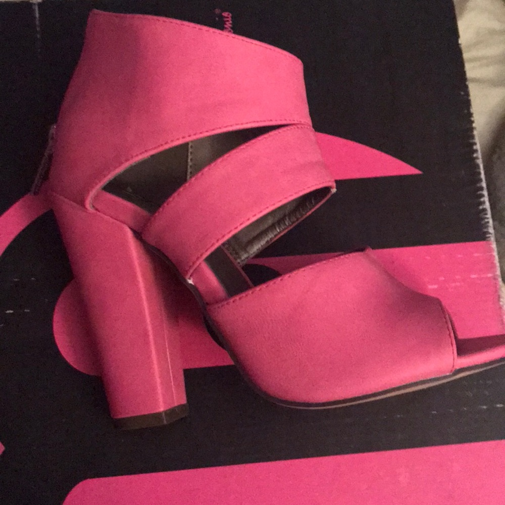 Pink Michael Antonio heels